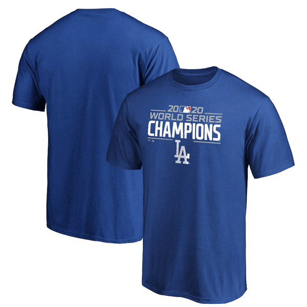 Men's Los Angeles Dodgers Royal 2020 World Series Champions T-Shirt